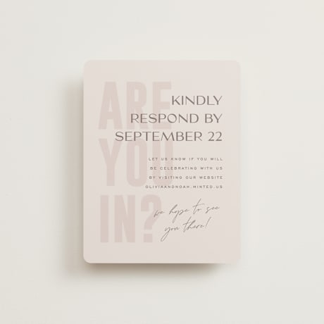 RSVP Online Enclosure Cards