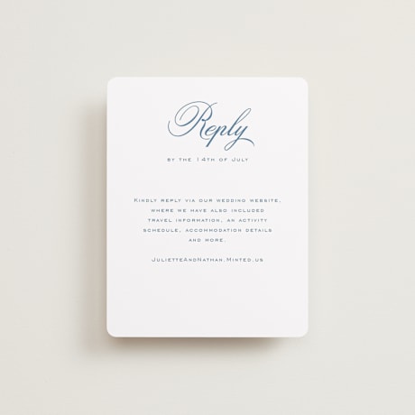 RSVP Online Enclosure Cards