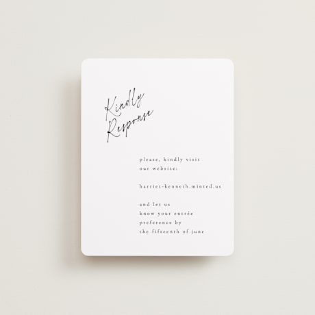 RSVP Online Enclosure Cards