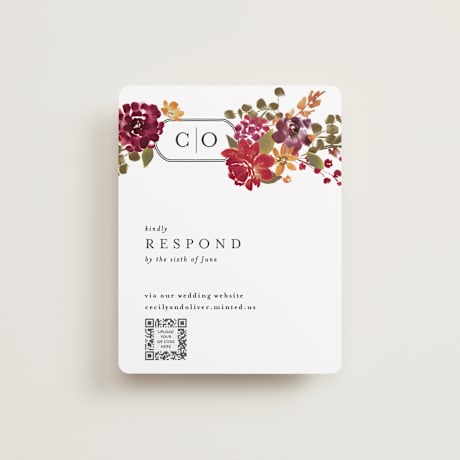 RSVP Online Enclosure Cards