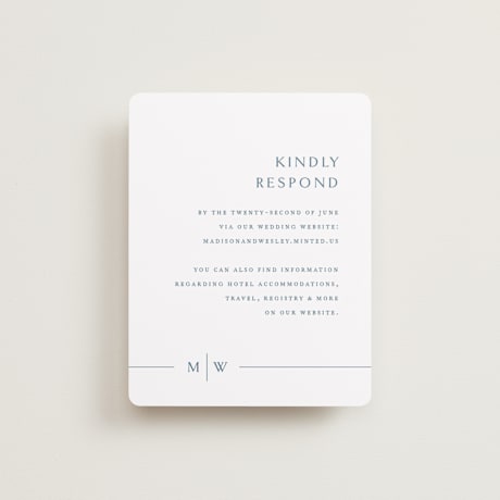 RSVP Online Enclosure Cards