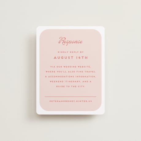 RSVP Online Enclosure Cards