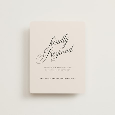 RSVP Online Enclosure Cards
