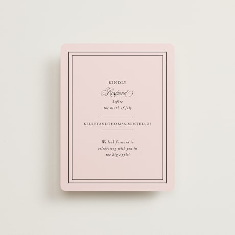 RSVP Online Enclosure Cards