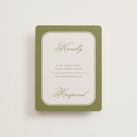 RSVP Online Enclosure Cards