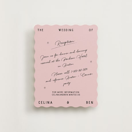Reception Cards