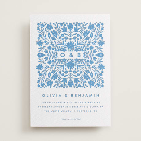 Letterpress Wedding Invitations
