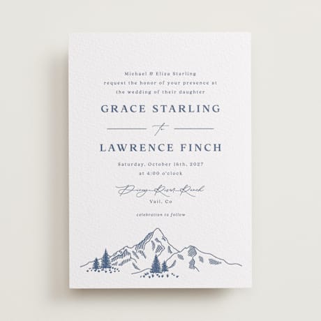 Letterpress Wedding Invitations