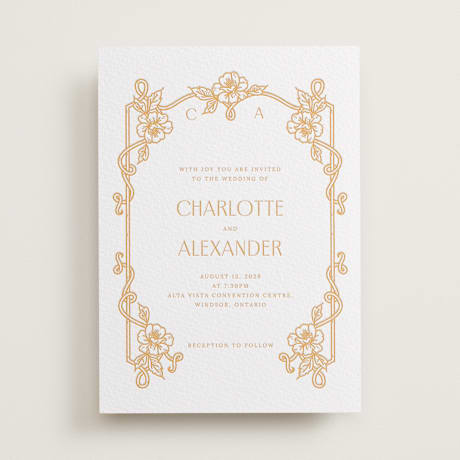 Letterpress Wedding Invitations