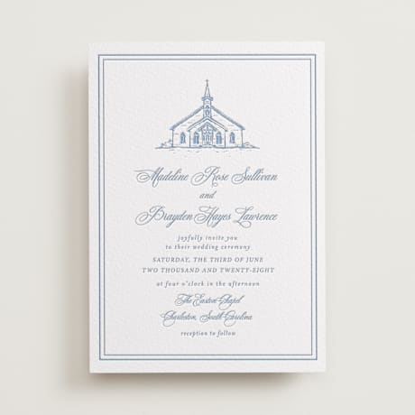 Letterpress Wedding Invitations