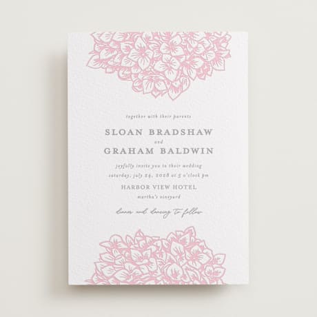 Letterpress Wedding Invitations