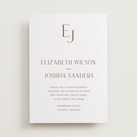 Letterpress Wedding Invitations