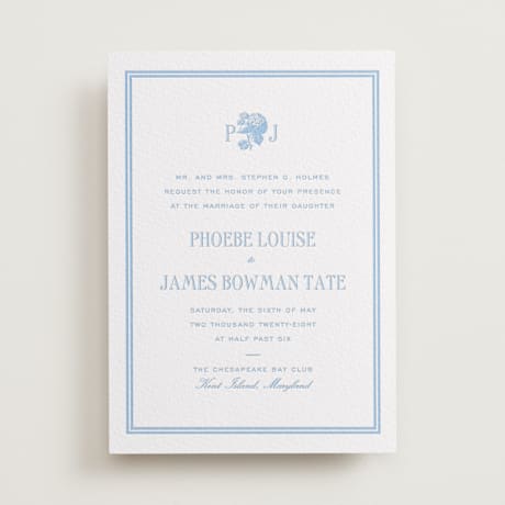Letterpress Wedding Invitations