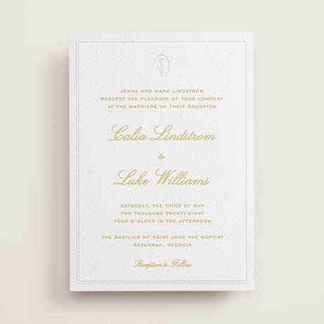 Letterpress Wedding Invitations