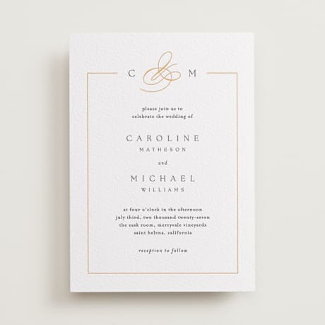 Letterpress Wedding Invitations