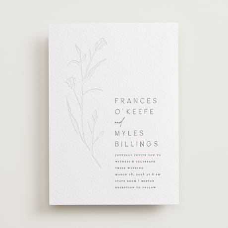 Letterpress Wedding Invitations