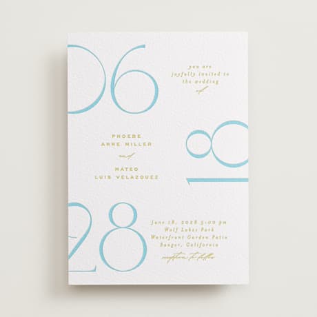 Letterpress Wedding Invitations