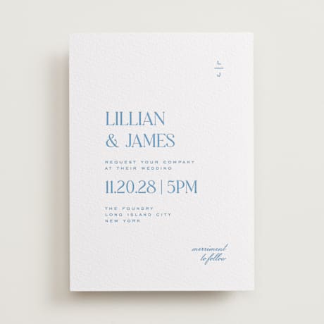 Letterpress Wedding Invitations