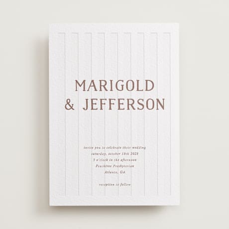Letterpress Wedding Invitations