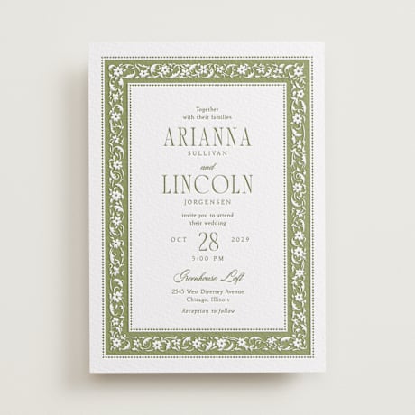 Letterpress Wedding Invitations