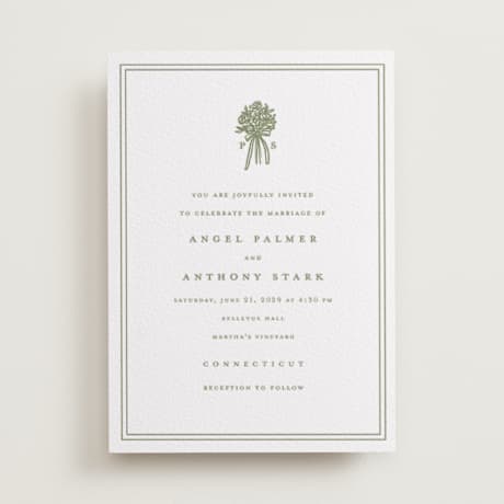 Letterpress Wedding Invitations