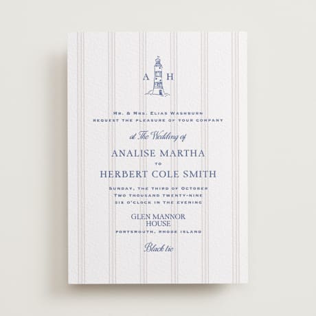 Letterpress Wedding Invitations