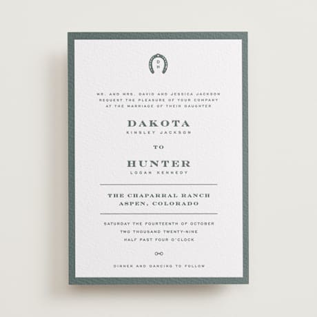 Letterpress Wedding Invitations