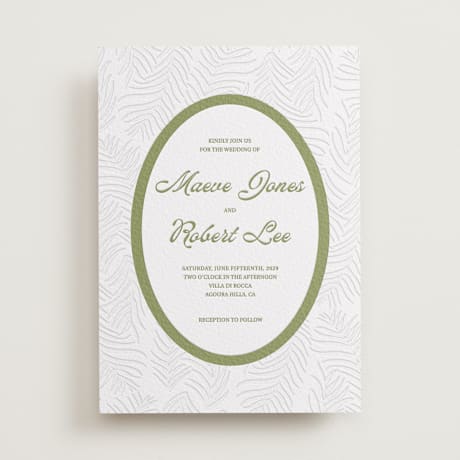 Letterpress Wedding Invitations
