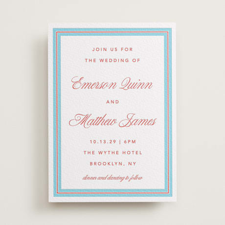Letterpress Wedding Invitations