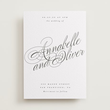 Letterpress Wedding Invitations