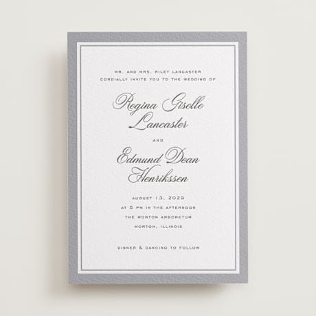 Letterpress Wedding Invitations
