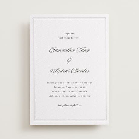 Letterpress Wedding Invitations