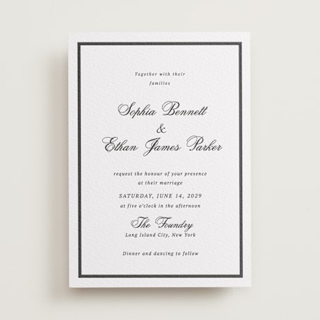 Letterpress Wedding Invitations