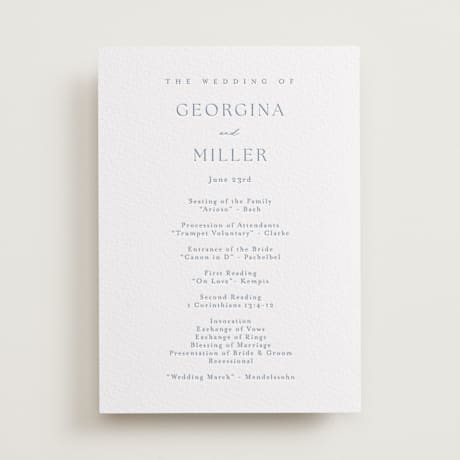Wedding Programs