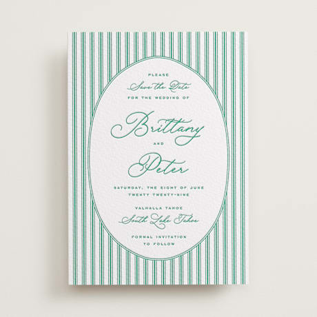 Letterpress Save the Date Cards