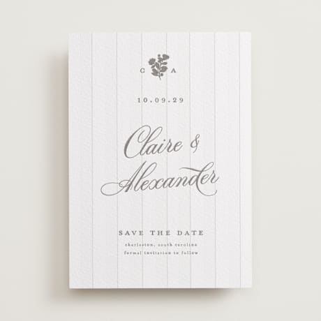 Letterpress Save the Date Cards