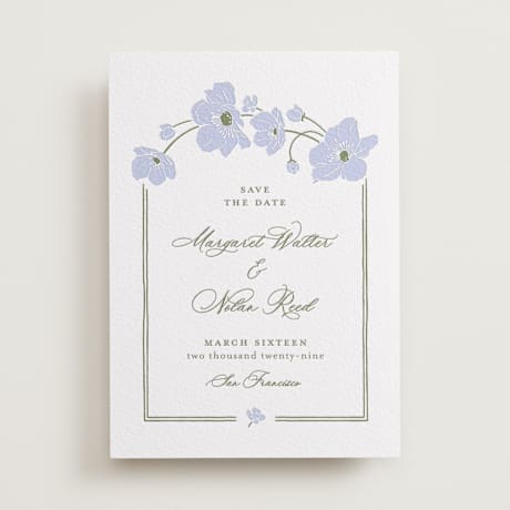 Letterpress Save the Date Cards