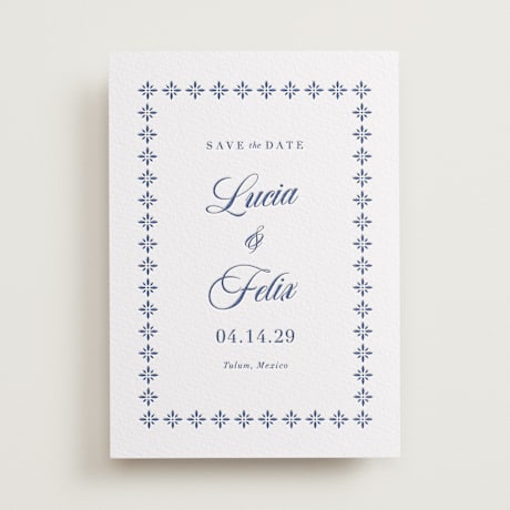 Letterpress Save the Date Cards