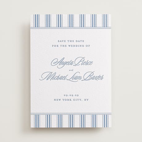 Letterpress Save the Date Cards