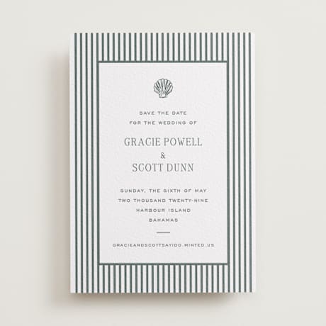 Letterpress Save the Date Cards