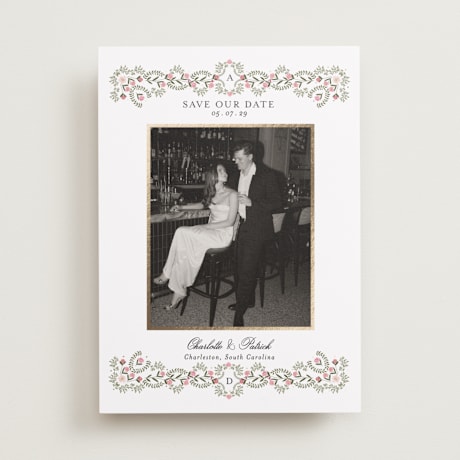 Foil-Pressed Save the Date Cards