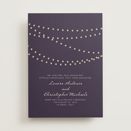 Wedding Announcements
