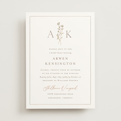 Bridal Shower Invitations