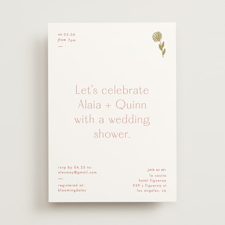 Bridal Shower Invitations