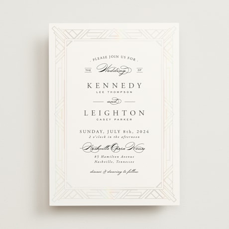 Gloss-Press Wedding Invitations