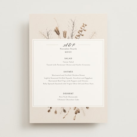 Menus