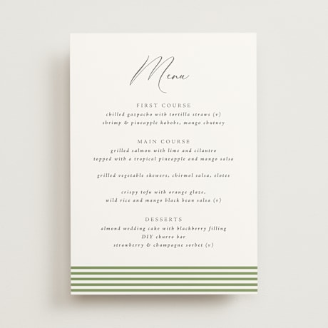 Menus