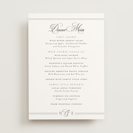 Menus