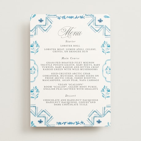 Menus