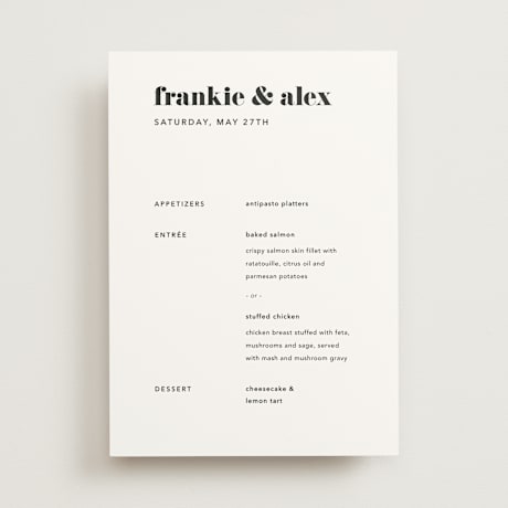 Menus
